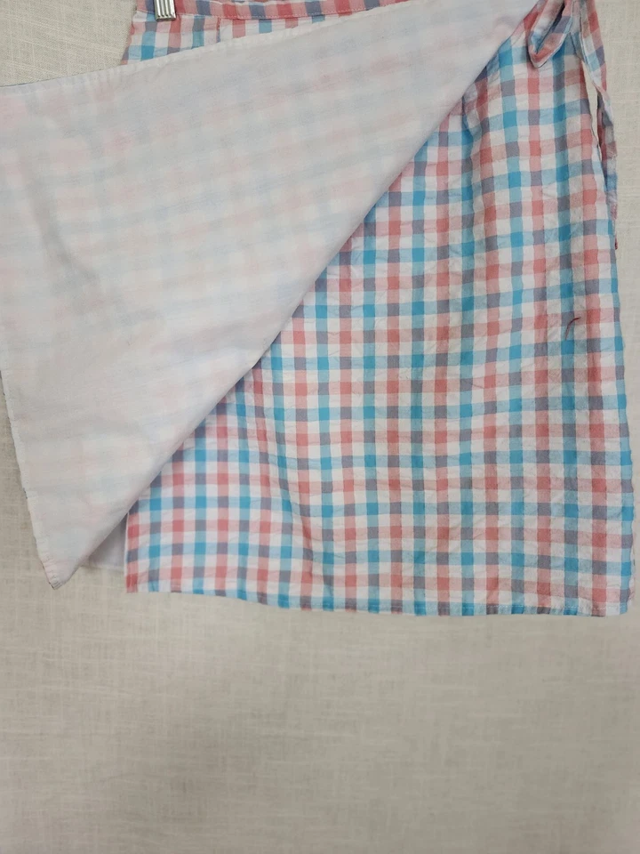 Lolly Wolly Doodle Wrap Around Skirt - Light Pink, Blue and White - Image 4 of 4