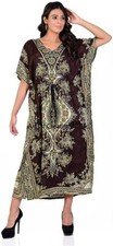 Ladies Long Kaftans Kimono Maxi Style Dresses Women in Regular to Plus Size