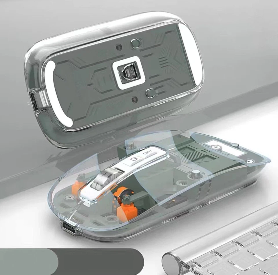 Wireless mouse mini mute Portable With magnetic attraction Rechargeable optics - Image 3 of 4