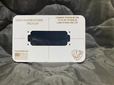 Mini Humbucker Pickup Routing Template. 3 Ply .25  Made in USA  FREE SHIPPING