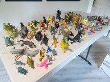 Vintage HUGE Lot of 100 Godzilla DRAGON'S Dinosaur 5" INCH ACTION Figures Toys