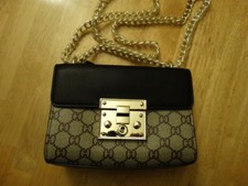 Classic Women's New Flap Leather Bag with Gold Hardware