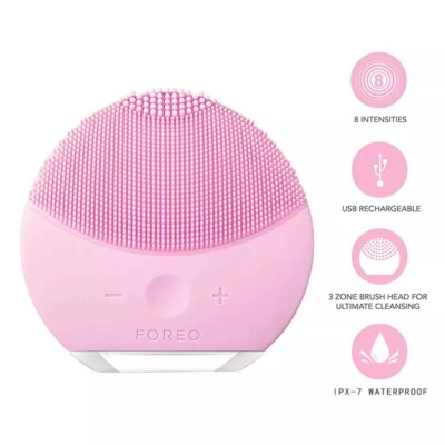 FOREO mini 2 facial cleansing scrub