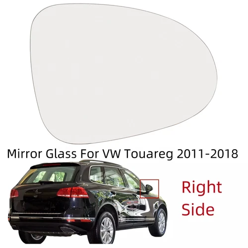 Mirror Glass Passenger Side For Volkswagen Touareg 2011-2018 7P6857522