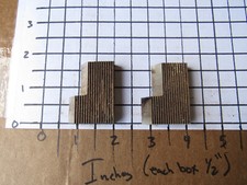 Pair Moulder Blades Bits Knives 5/16" Corrugated Back Shaper Router Profile
