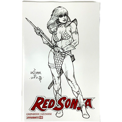 RED SONJA #1 -JOSEPH MICHAEL LINSNER SDCC PX EXCLUSIVE VARIANT LIMITED TO 1000
