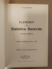 Elementi di statistica generale - Bonferroni