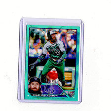 2023 Topps Chrome - Aqua Refractor #128 Charlie Blackmon /199