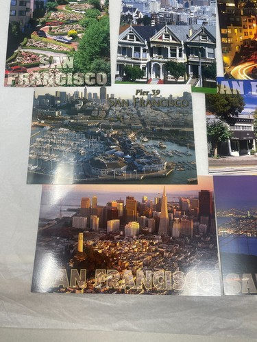 Tarjetas postales vintage de San Francisco 2008 tarjetas fotográficas Golden Gate Wharf 10 piezas - Imagen 6 de 7