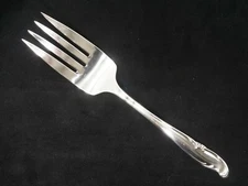 Wm. Rogers MFG Co. Allure/Teatime Silverplated Cold Meat Fork. 9" Long