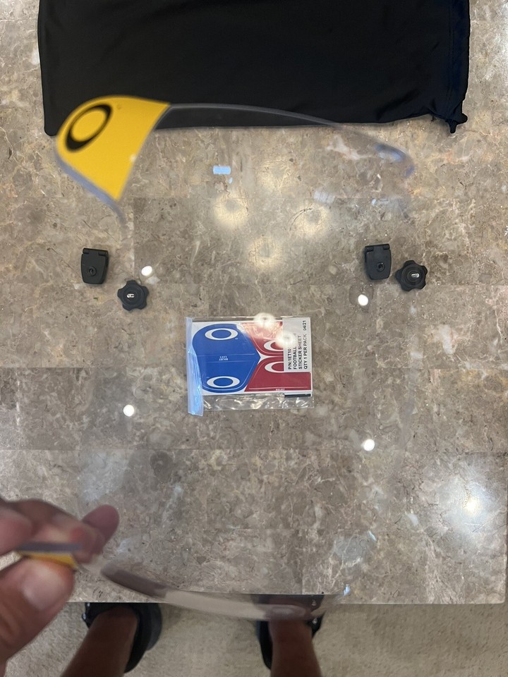 Oakley Pro Speedflex Football Helmet Visor Nfl Eye Shield Adult Clear eBay