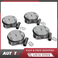 4X Piston & Rings Kit 12578324 For Impala Chevy Captiva Cobalt Equinox HHR 2.4L