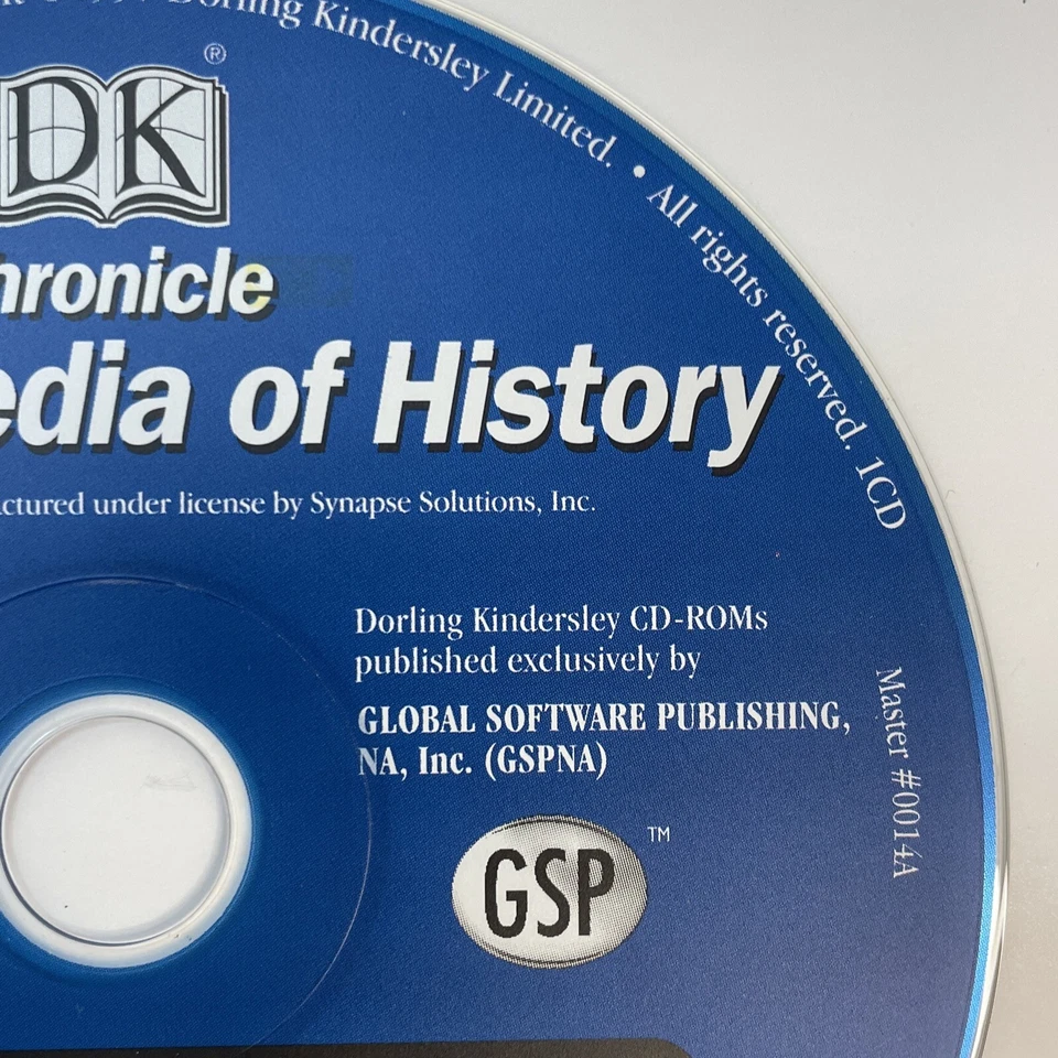 Encyclopedia of History DK Chronicle Vintage PC CD-ROM 1997 - Image 4 of 4