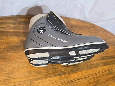 SALOMON E4 Cross Country Ski Boots (Size EU38 US 7.5) Profil Gray