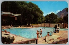 Vintage~ Postcard~ Patio Pool & Fence Co.~ Owner Joe H. Lamb~ Salt Lake City, UT