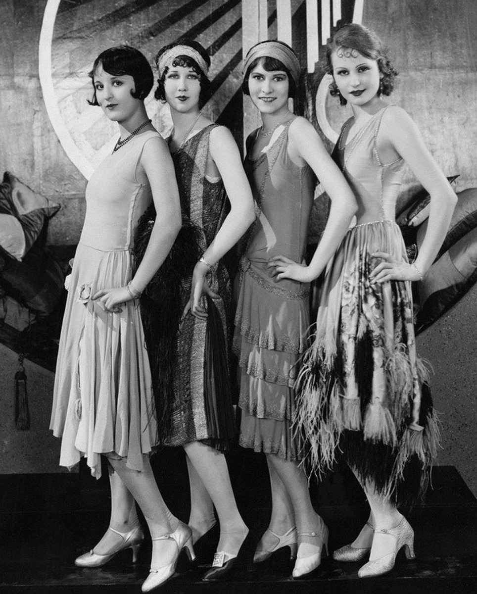 Vintage Flapper Girl Tattoo