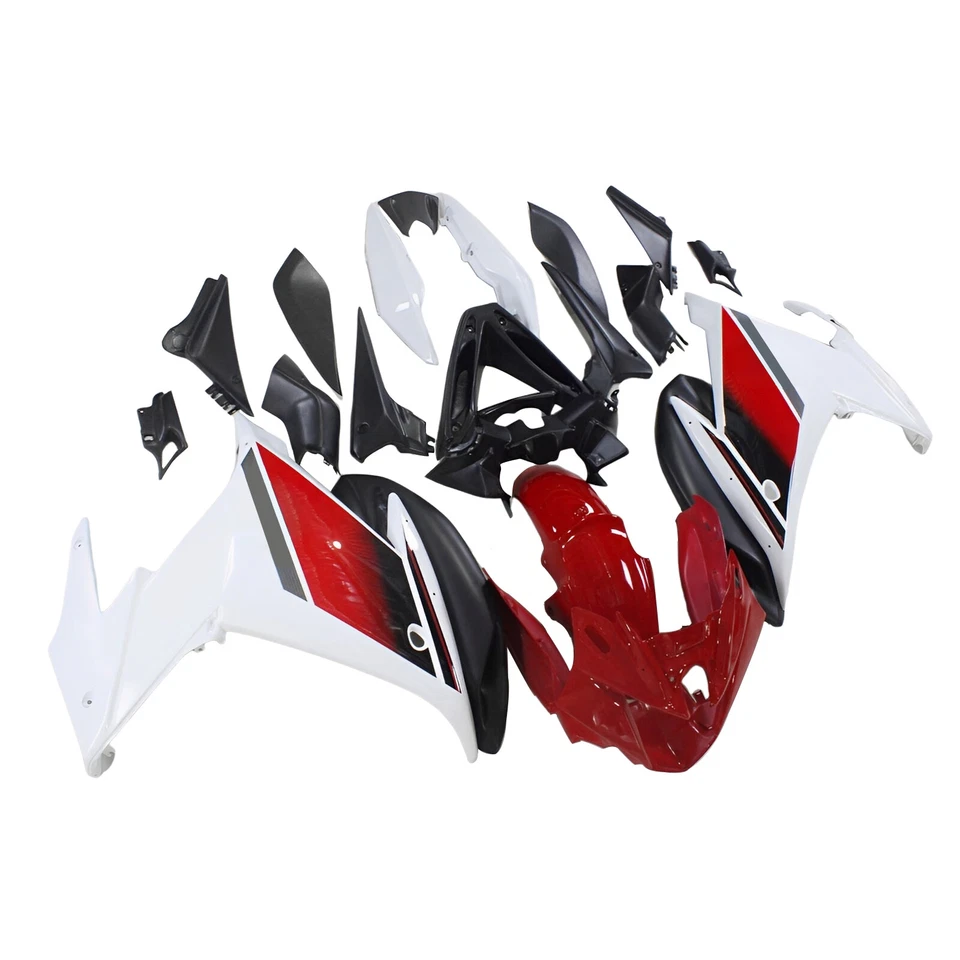 Red White Black ABS Bodywork Fairings For Yamaha FZ6R 2009 2010 09 Fairings Kit - Imagem 3 de 4