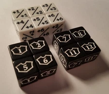 14x Counter & Loyalty Dice for Magic: The Gathering and other games / CCG MTG