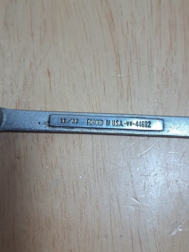 4 Craftsman Combination Wrenches 11/32 3/8 7/16 1/2 Made In USA - Picture 18 of 18