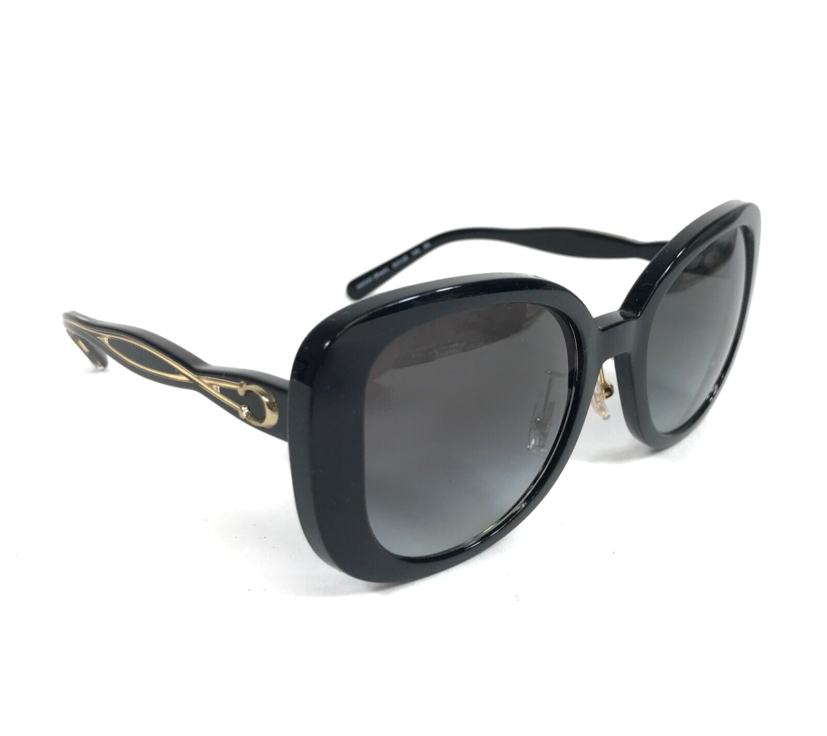 Coach Sunglasses HC8333 C7995 50023C Black Gold Frames w
