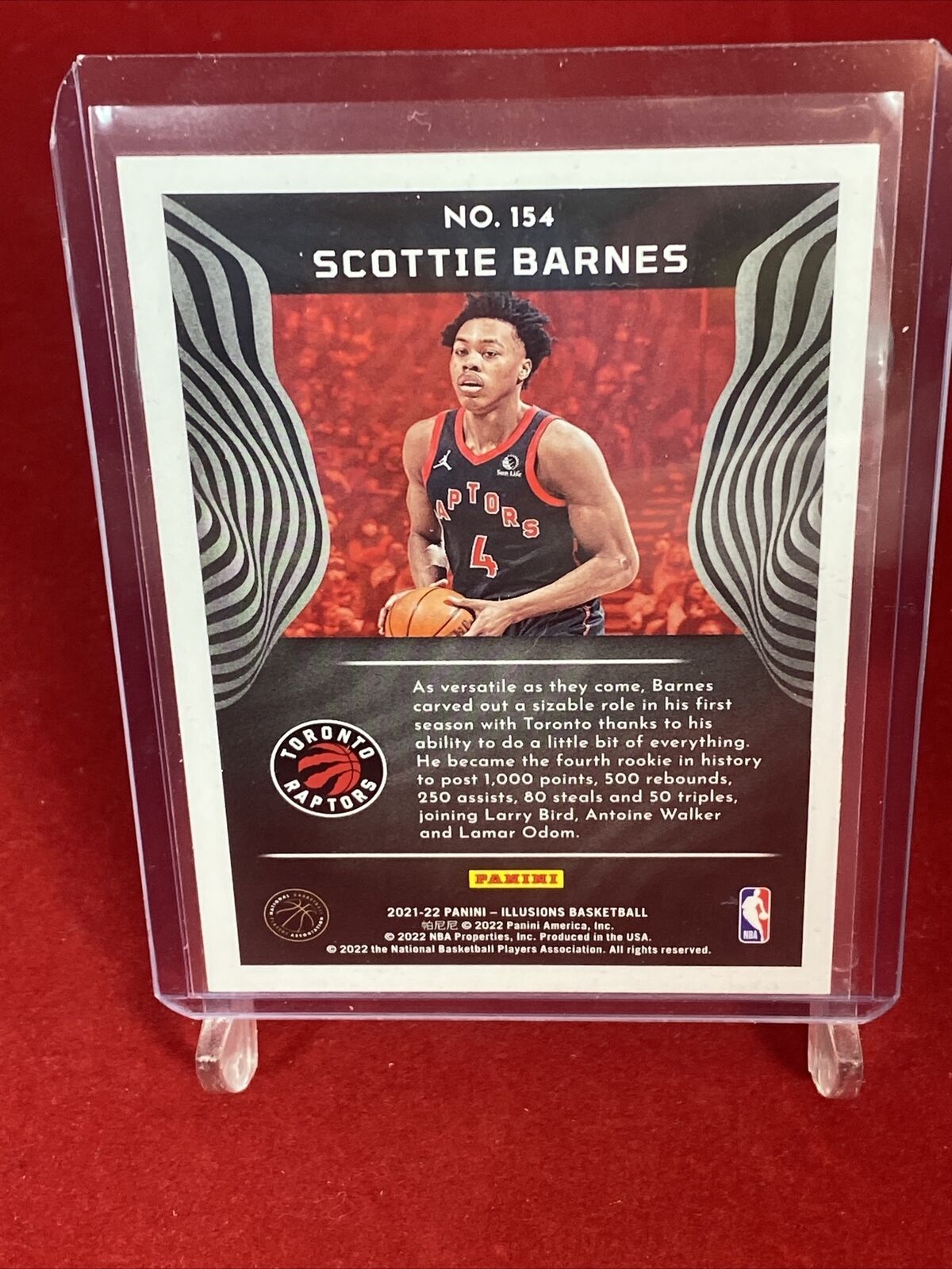 Scottie Barnes Toronto Raptors Fanatics Exclusive Parallel Panini Instant Barnes Closes Out Roy Campaign with A Playoff-Best 18 Points Single Rookie