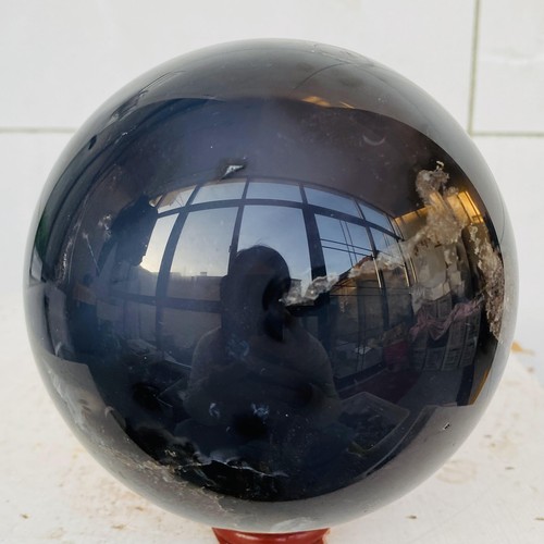 Natural Rare Volcanic Agate Crystal Sphere UV Reactive Gemstone Healing 2360g - Imagen 6 de 14