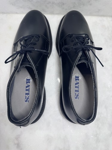 BATES Uniform Military Dress Shoe Black Leather Oxfords 00968 Mens Size 9B EUC - Picture 4 of 15