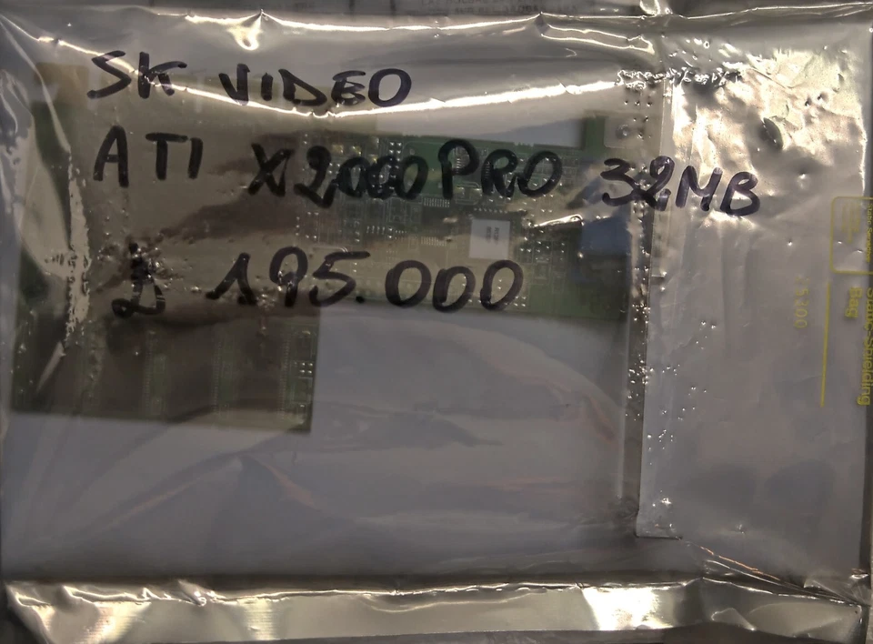 [NUOVA] SCHEDA VIDEO ATI TECHNOLOGIES X2000PRO 32MB BUS AGP BULK - Immagine 2 di 2