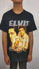 MENS WOMENS 3D PRINTED SHOW SINGING KING OF ROCK AND ROLL ELVIS PRESLEY T SHIRT 