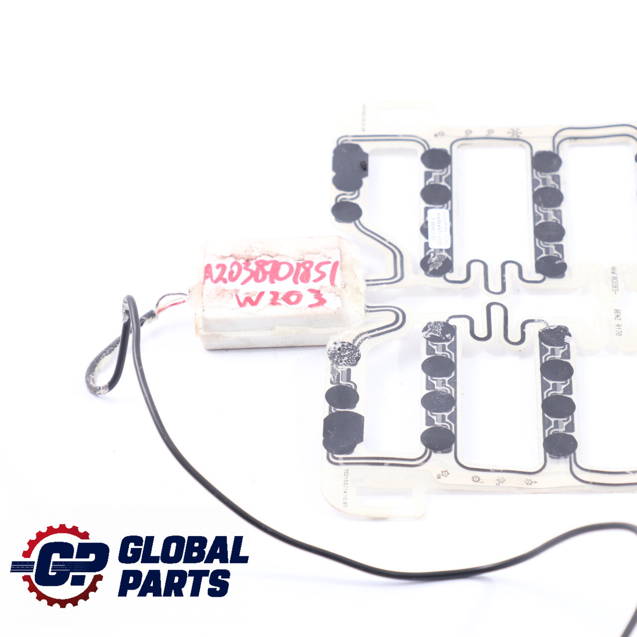 Mercedes CLC CL203 Belegung Matte Beifahrersitz Sensor einheit  