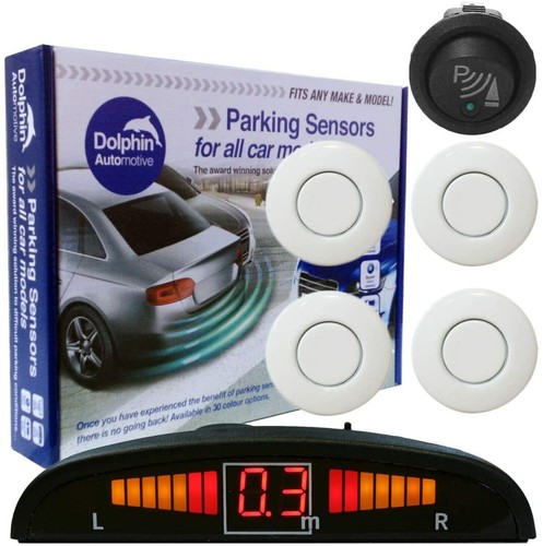 Dolphin Sensori Parcheggio Anteriore Kit 4 Sensori LED Display Cruscotto DPS450F - Foto 32 di 33