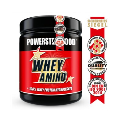 WHEY AMINO - Neu!! jetzt 1000mg pro Tablette - 500 Tabletten - Powerstar Food