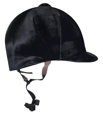 Casque d'équitation anglais équestre Troxel Grand Prix vintage velours
