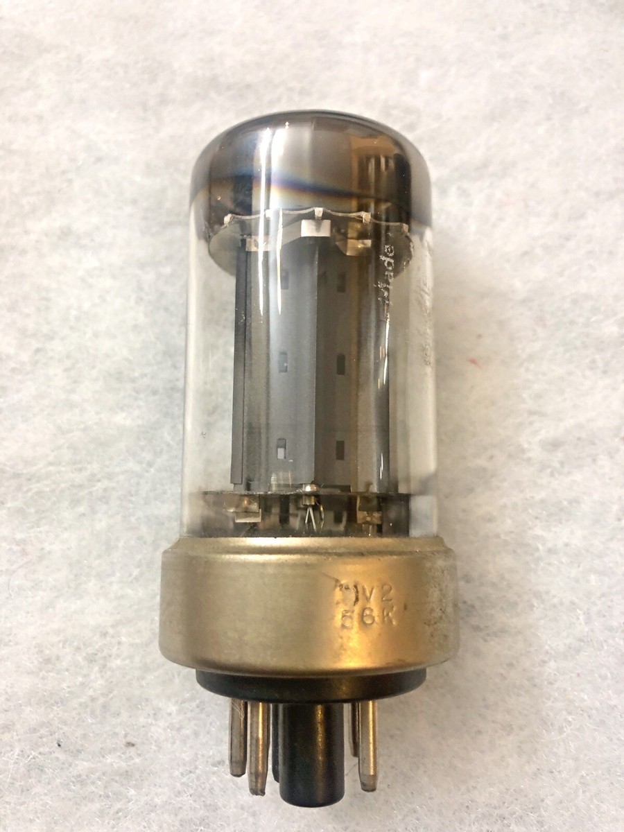 Philips Mullard GZ34 5AR4 Metal Base NOS Tested 1956 5u4g