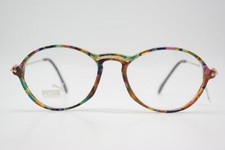 Vintage Glasses Puma P 310 Multicolored Gold Oval Eyeglass Frame