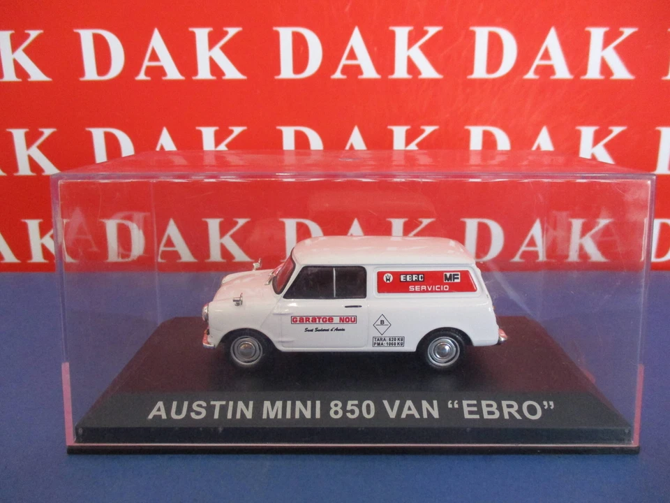 Die cast 1/43 Modellino Auto Austin Mini 850 Van Assistenza Ebro - Immagine 4 di 4