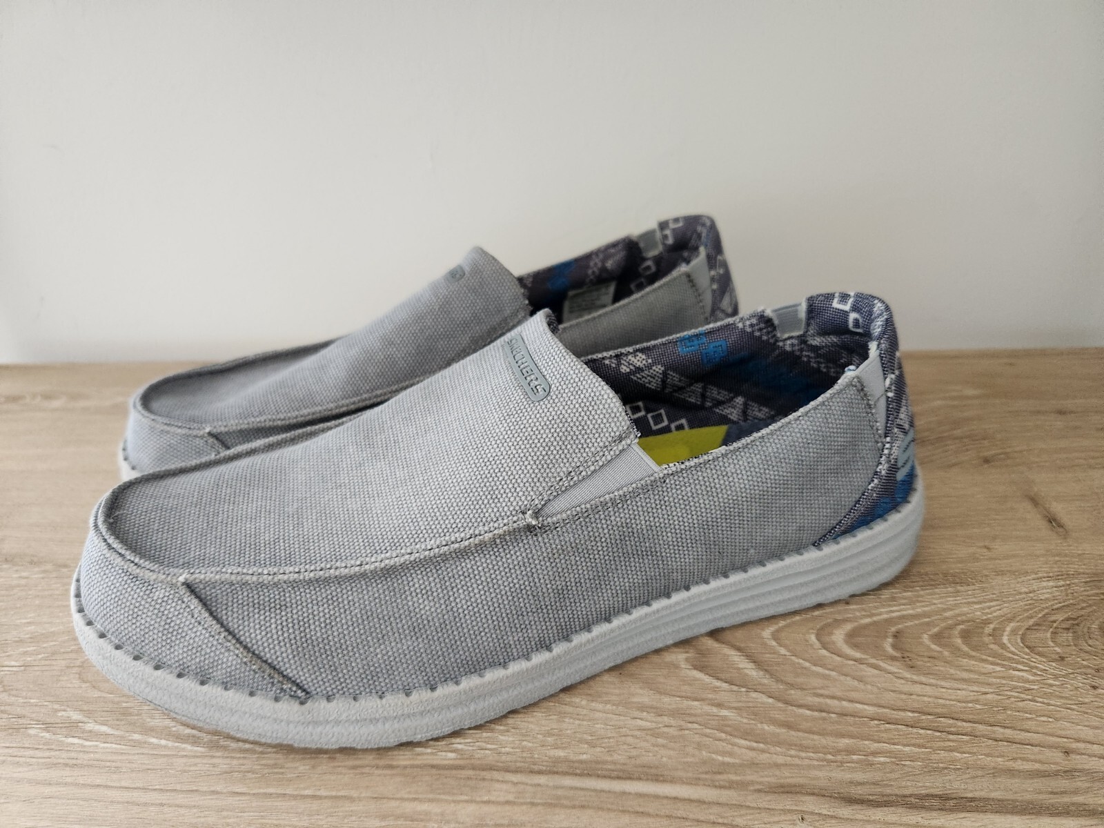 Skechers Air Cooled Memory Foam Goga Mat Arch Gray Slip On Shoes Mens Size  10.5 | eBay