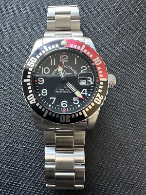 ZENO WATCH BASEL AIRPLANE DIVER / BIZ SIZE 45 mm. / QUARTZ WATCH