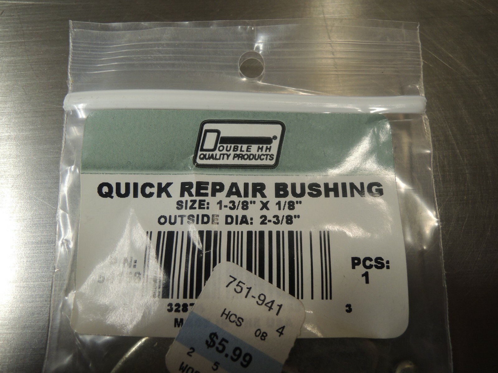 Quick Repair Bushing 13/8" x 1/8" with 23/8" outside diameter eBay