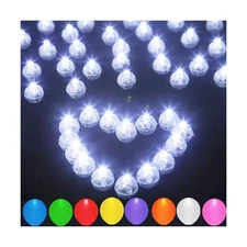 JJGoo 30pcs LED Balloon Light Mini Round Balls Lights, Waterproof Tiny Led Li...