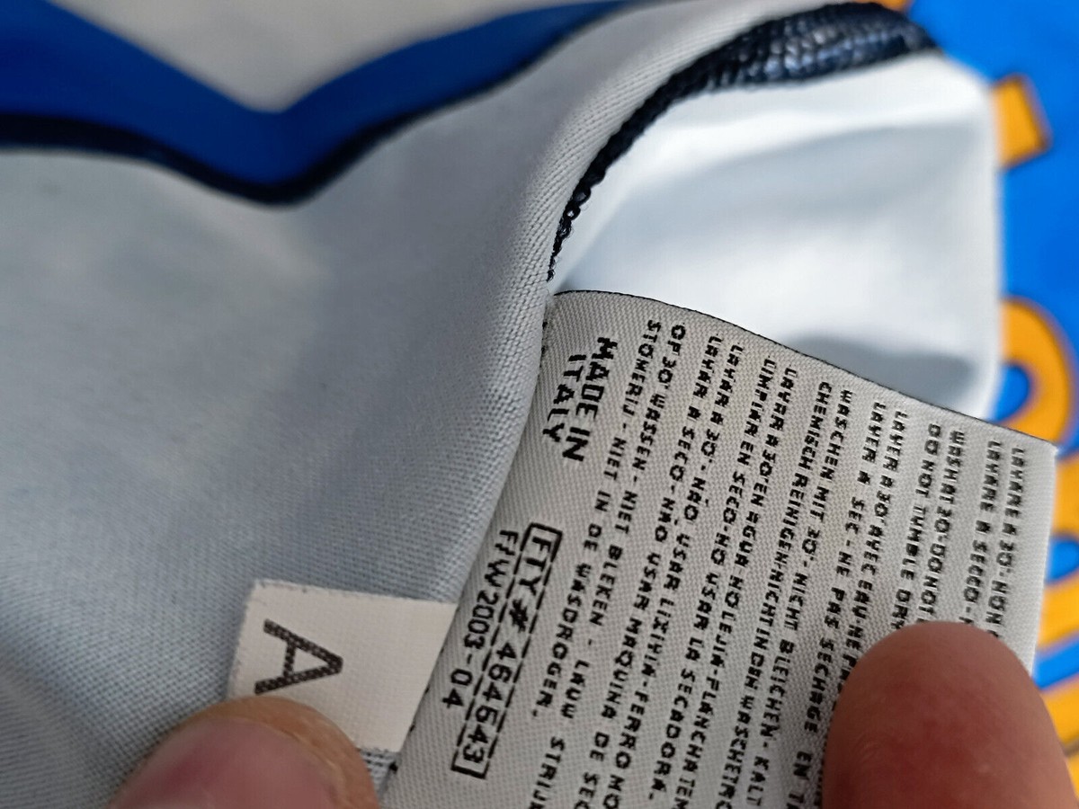 Maillot De Football Brescia 2003-2004 Roberto Baggio - Taille XXL, Numéro 10, Kappa, Occasion