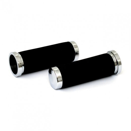 Poignées Cushion Soft Touch MCS réduisant la fatigue des mains sur long trajet en moto