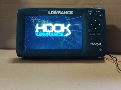 Lowrance Hook 7 FishFinder Sonar Radar Mapping 000-12663-001-TESTED