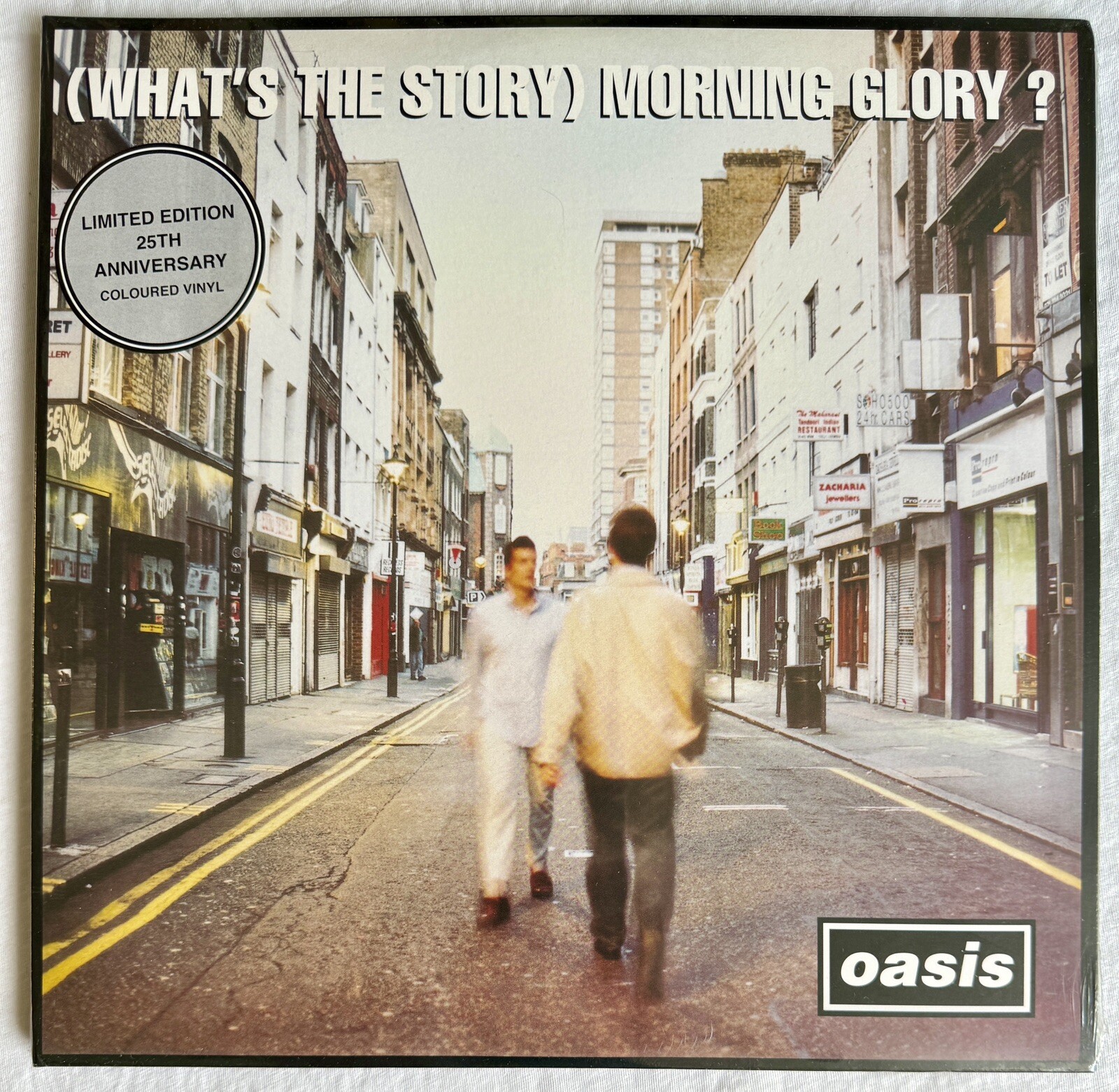 OASIS -What’s The Story- Rare Ltd. Silver Vinyl Double LP - Still Factory Sealed