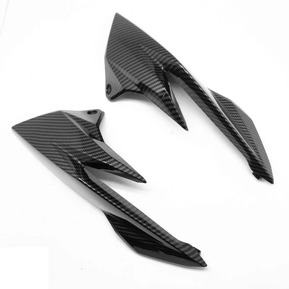 Carenado superior de fibra de carbono de ventilación de aire del tanque delantero para Honda CB500F 2016-2018 Foto 2 de 4