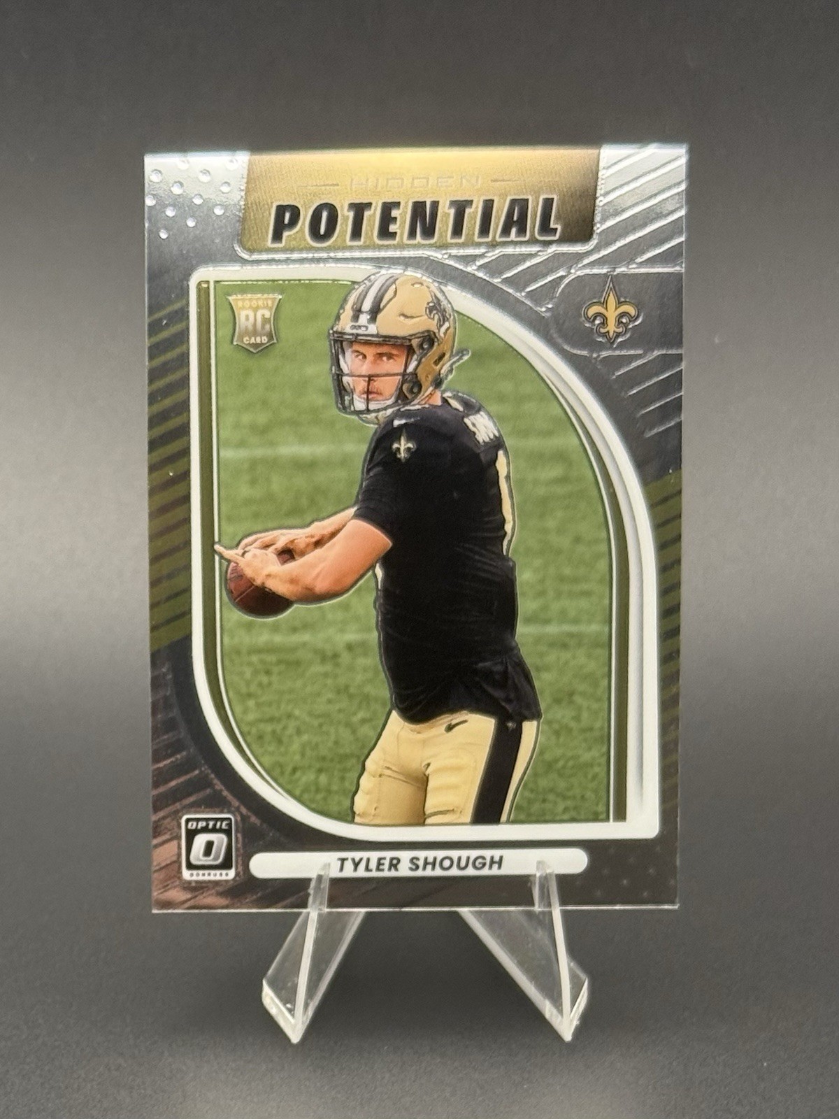 2025 Panini Donruss Optic - Hidden Potential Tyler Shough #12 (RC)