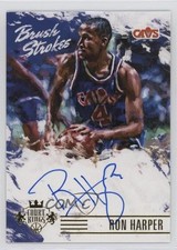 2015-16 Panini Court Kings Brush Strokes 22/199 Ron Harper #BS-RH Auto a8r