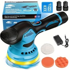 Wireless Car Polishing Machine Blue Polishing Kit With Battery For Car Detailing