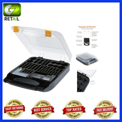 Elegant Battery Organizer with Tester - Wall-Mounted, Holds Up to 110 Batteries