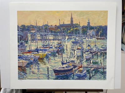 Bill Schmidt ''Annapolis Sunset'' Signed Serigraph Edition#364/395